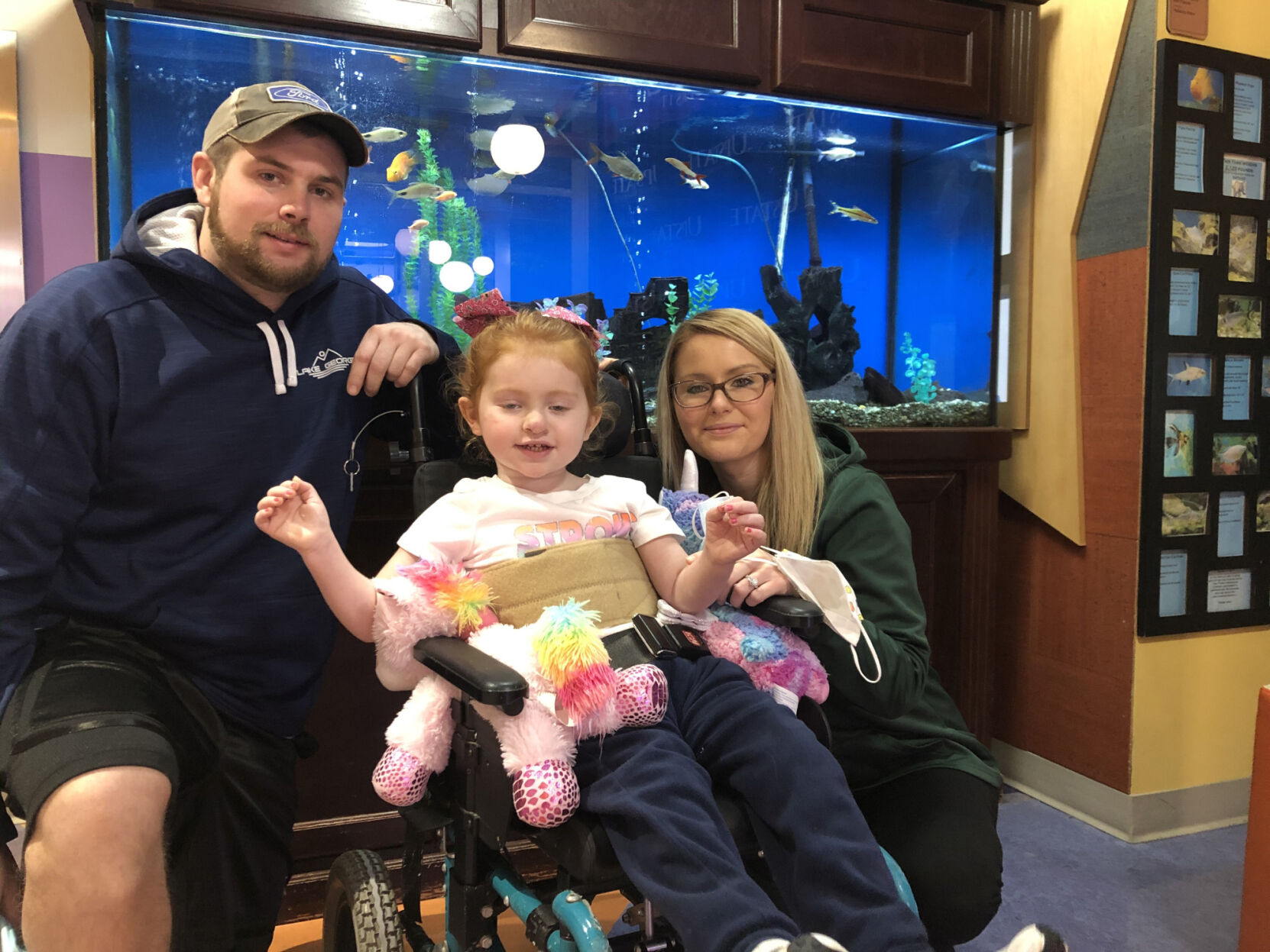 Sophia’s brave struggle Girl, 3, fights for vision after seizures